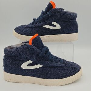 TRETORN  ANDRE 3000 Nylite High Top Terry Cloth Sneakers womens Size 6.5 EUC